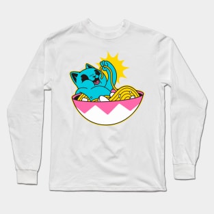 Cat Ramen Long Sleeve T-Shirt